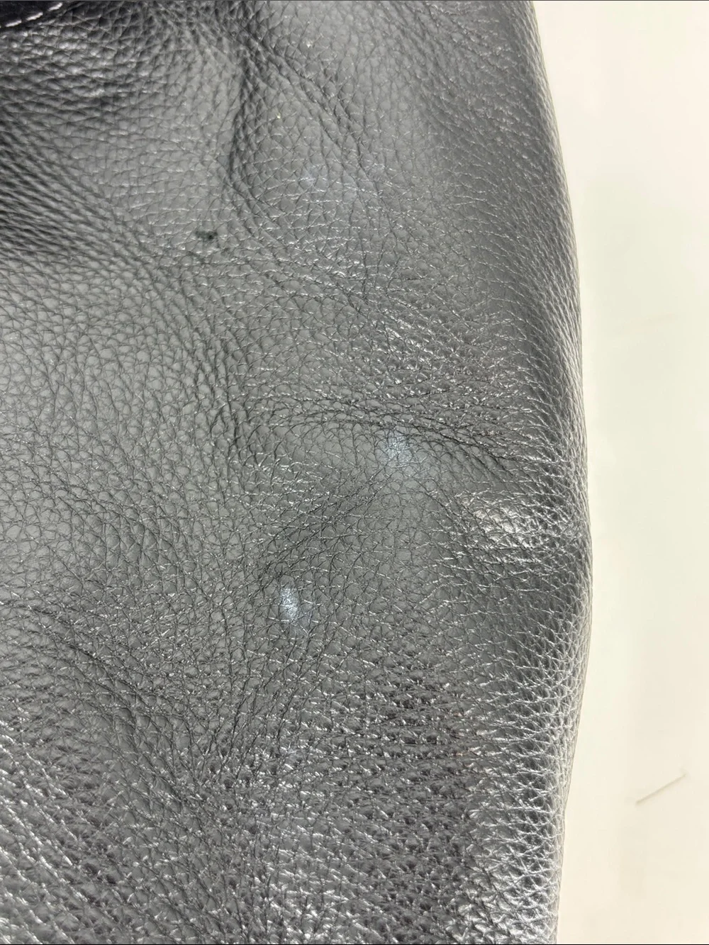 Coach Penelope Black Pebbled Leather‎ Shoulder Tote with Daisy Charm